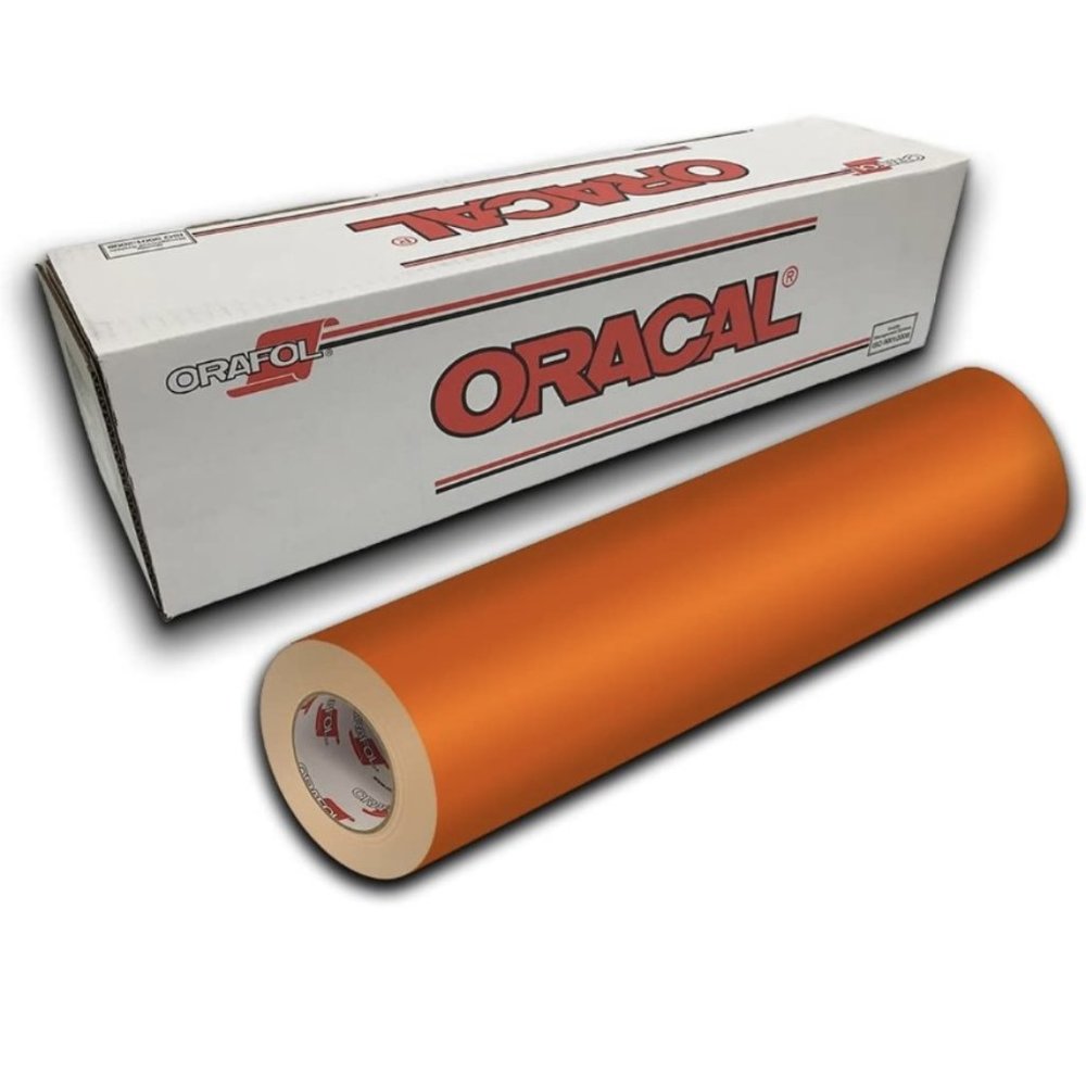 12" x 5 Feet ORANGE Oracal 651 Cricut Hobby Craft Decal Vinyl Sticker